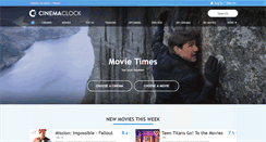 Desktop Screenshot of m.cinemaclock.com