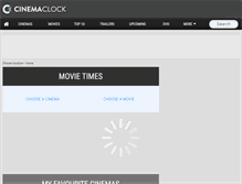 Tablet Screenshot of image.cinemaclock.com